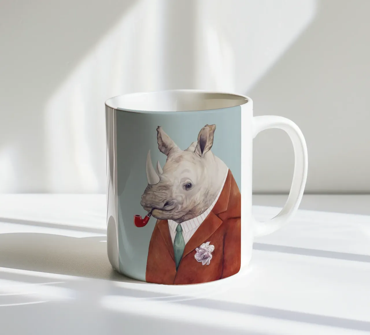 Rinoceronte dappertutto tazza in ceramica da Animal Crew