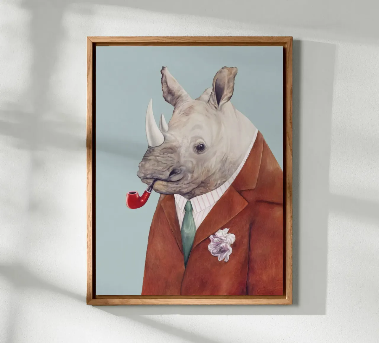 Rinoceronte dappertutto alluminio dibond da Animal Crew