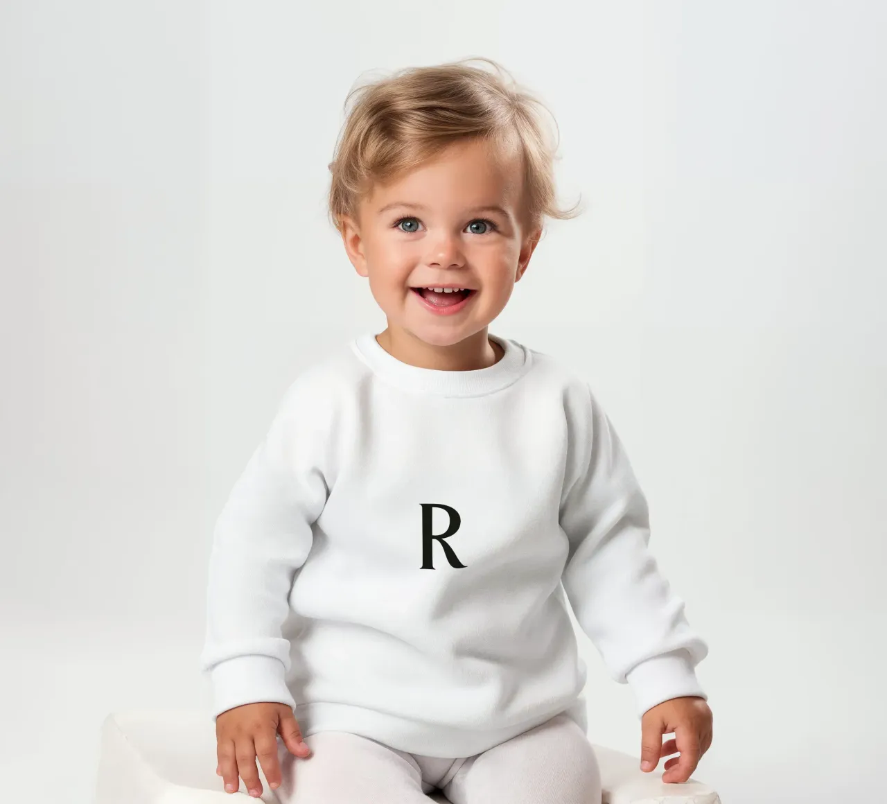 Lettera R felpa neonato da Katja Stehle Design