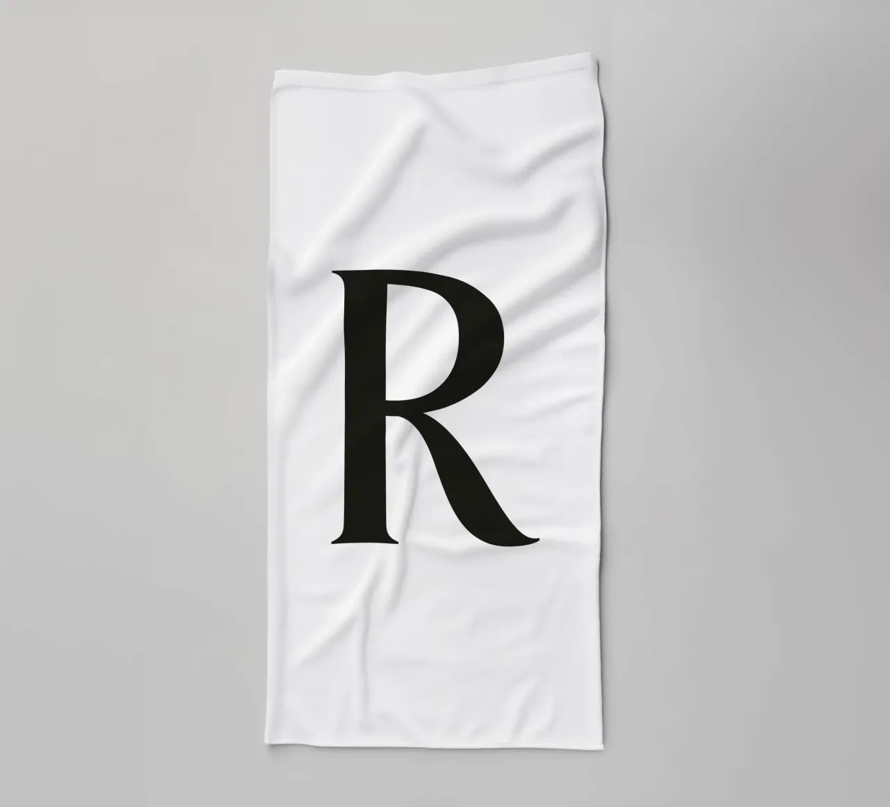 Buchstabe R Handtuch von Katja Stehle Design