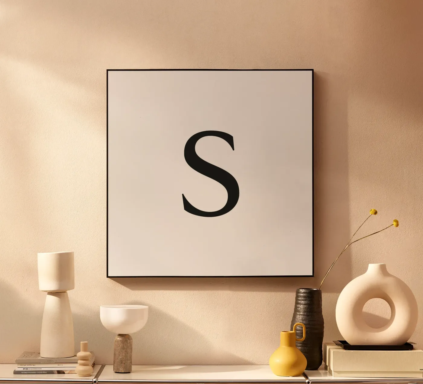 Letter S acryl van Katja Stehle Design