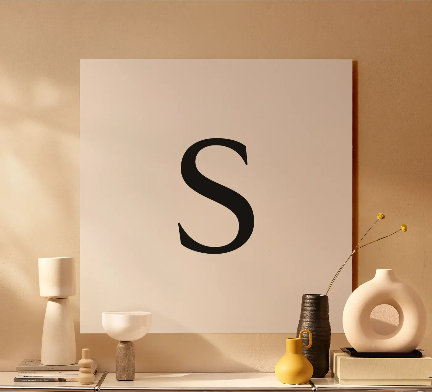 Letter S acryl van Katja Stehle Design