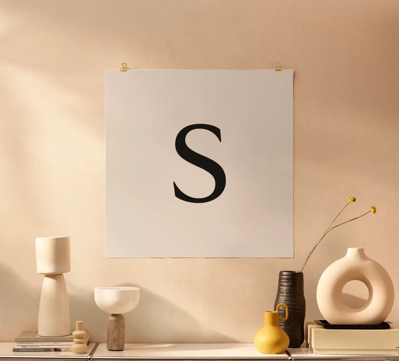 Lettera S poster da Katja Stehle Design