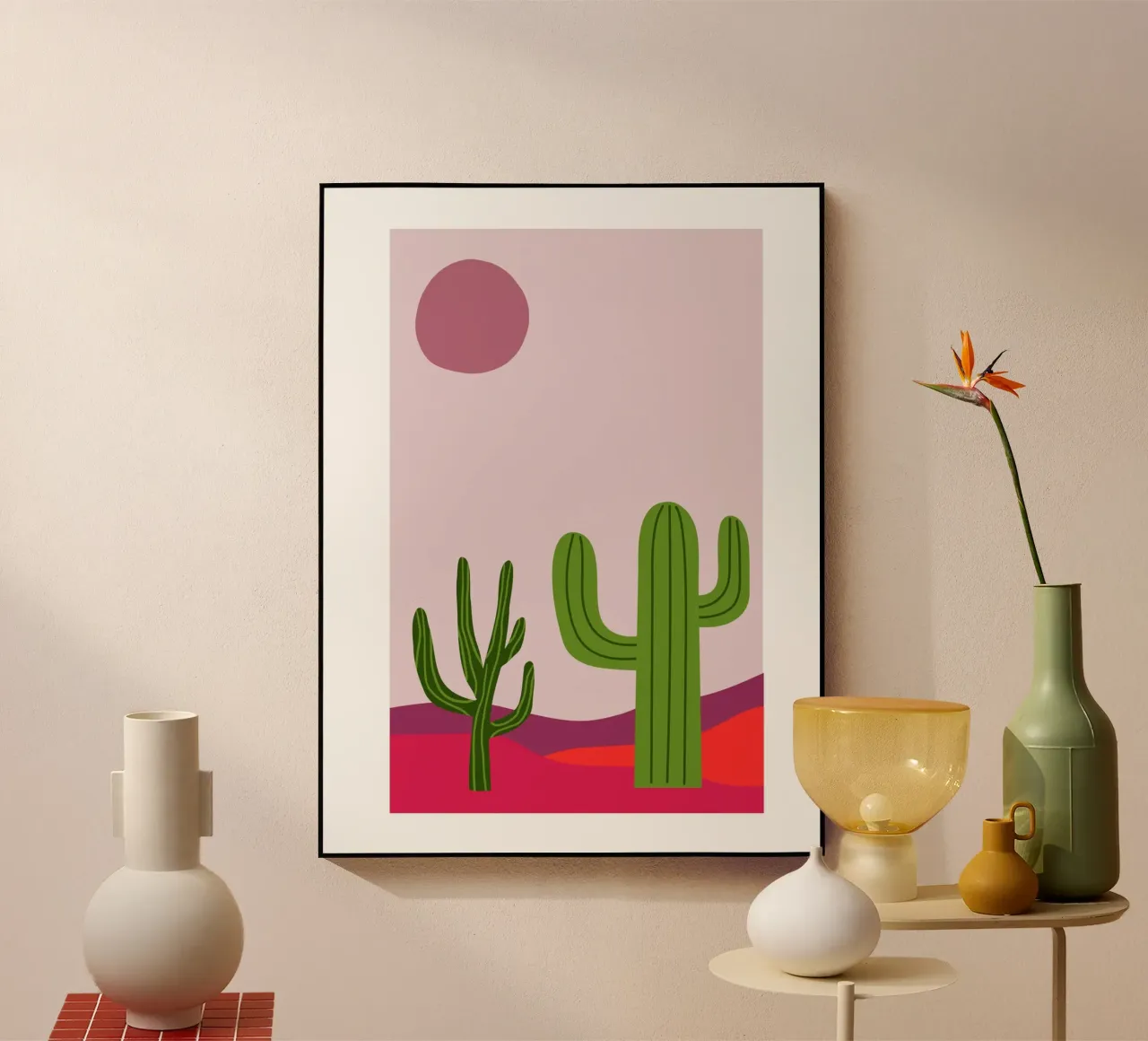 Desert rosé plexiglass da Idées & Création