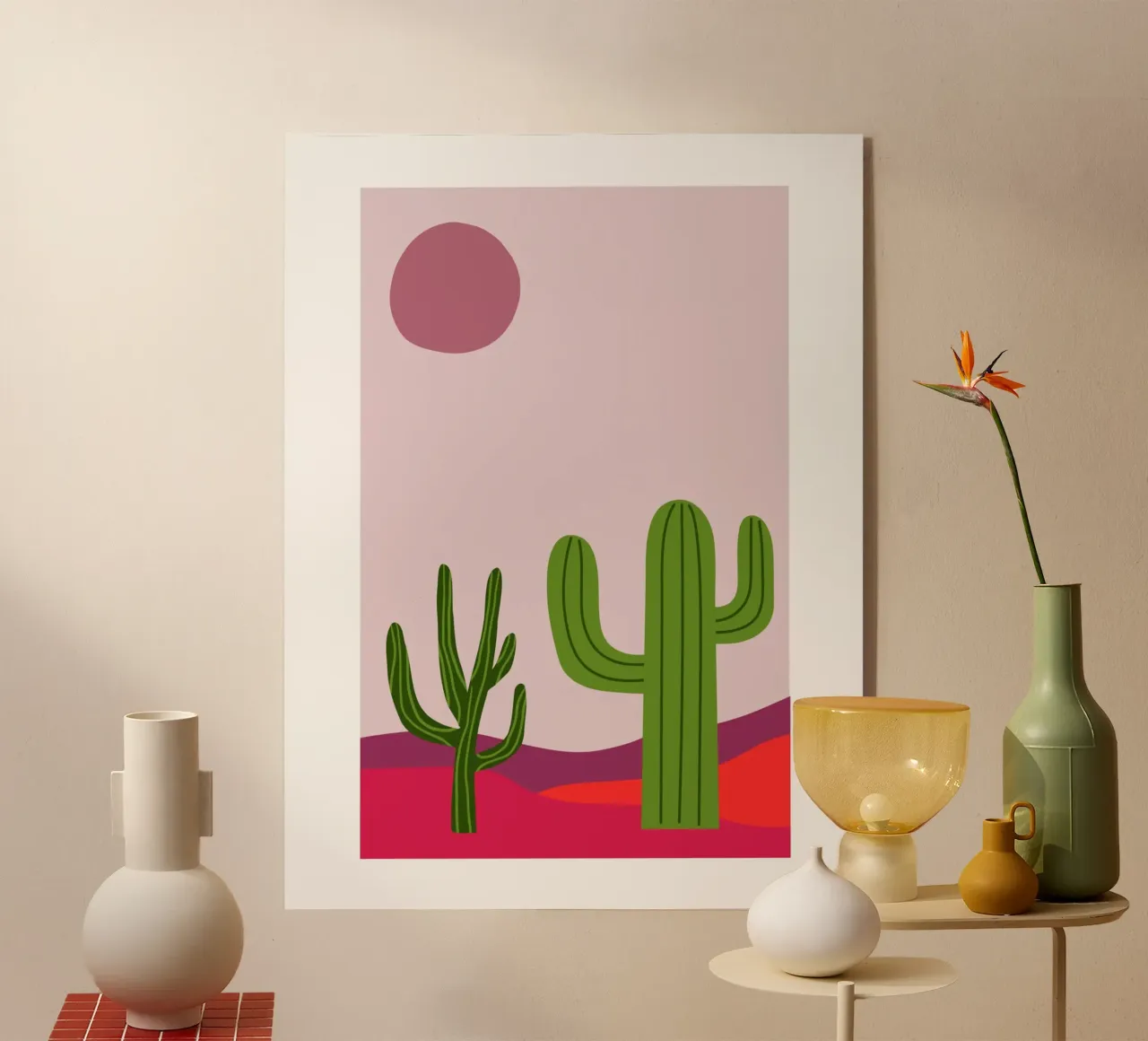 Desert rosé plexiglass da Idées & Création