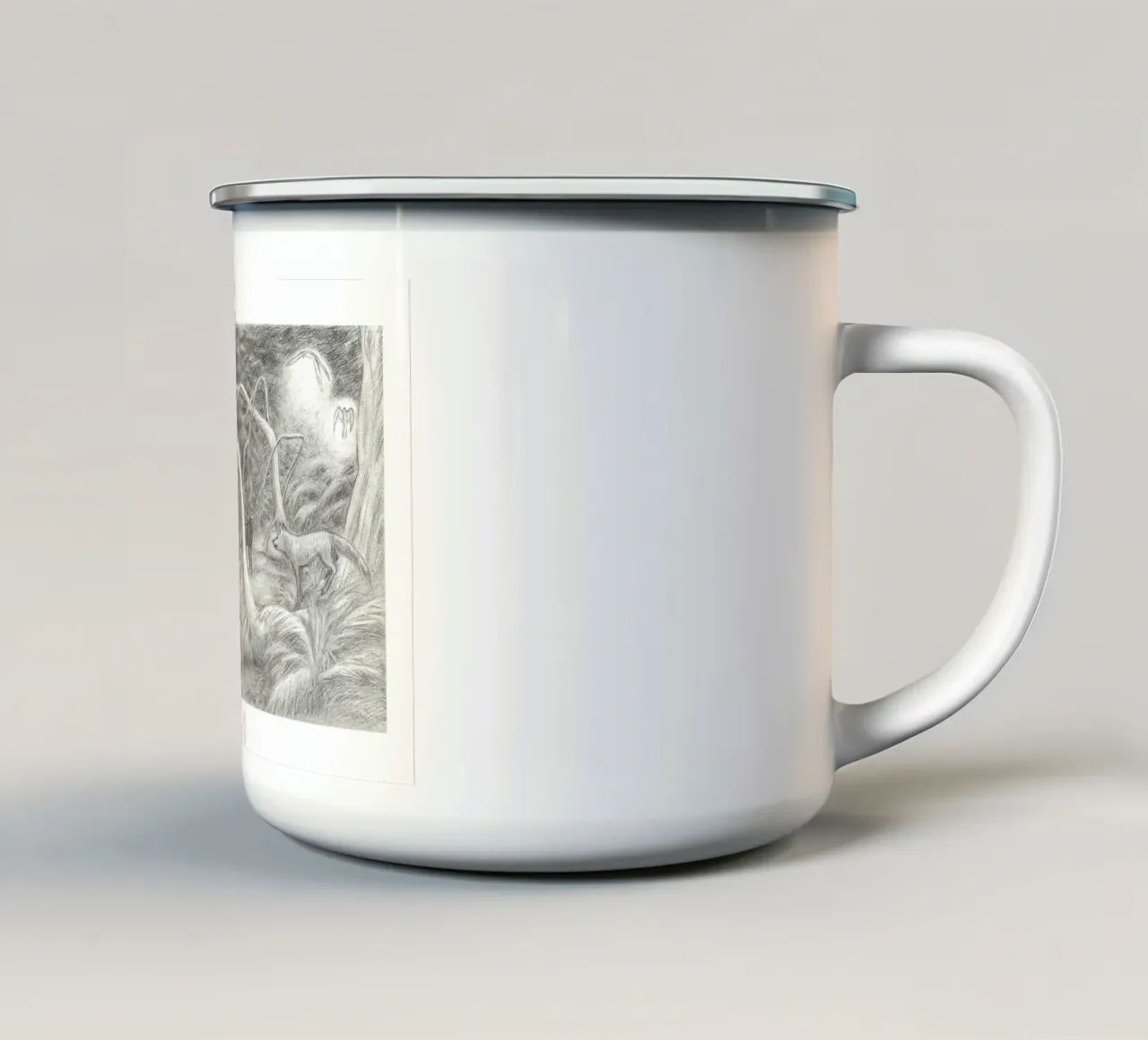 The wolf from uncle tazza in smalto da Humphrey VIDAL