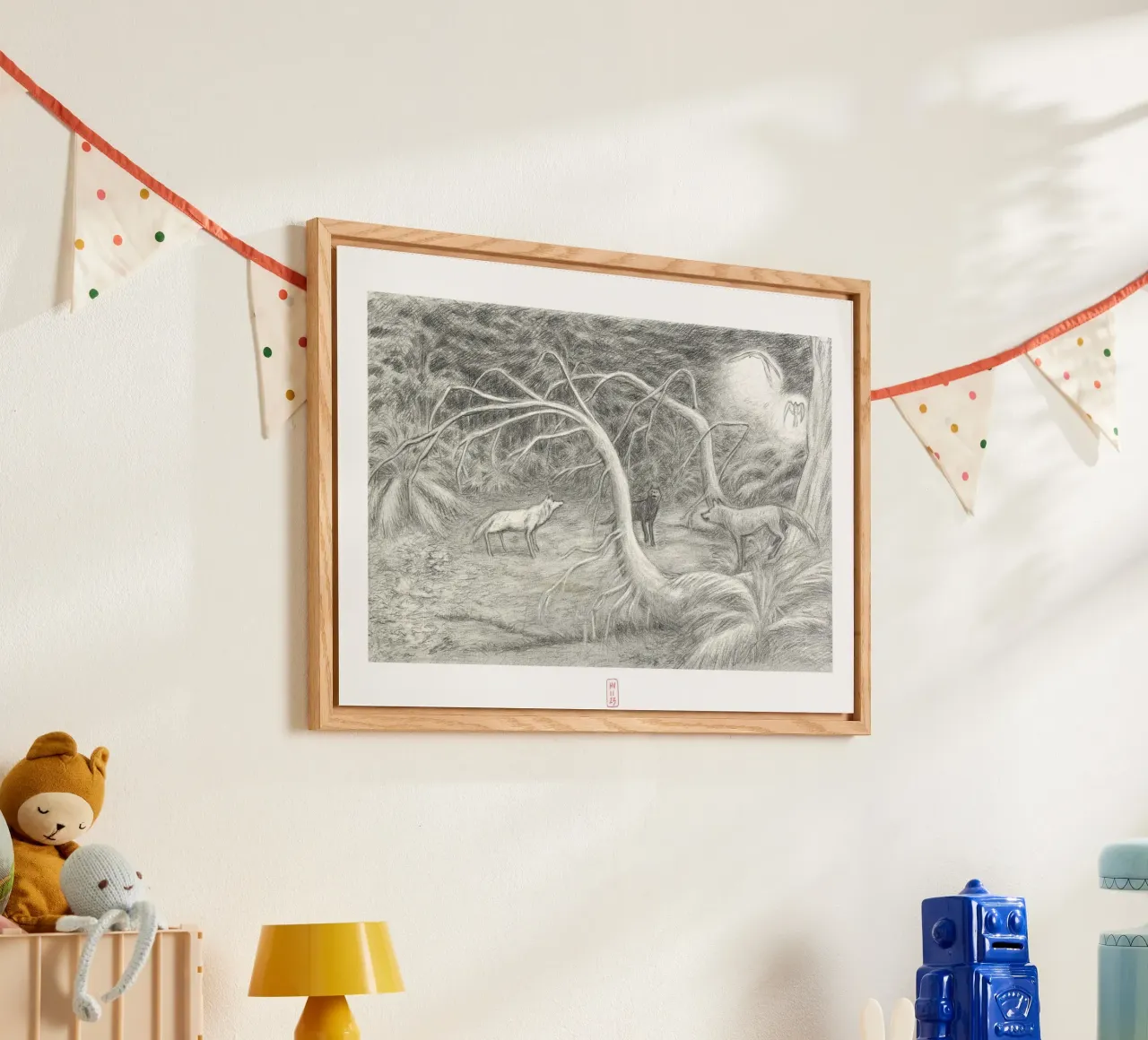 The wolf from uncle plexiglass da Humphrey VIDAL