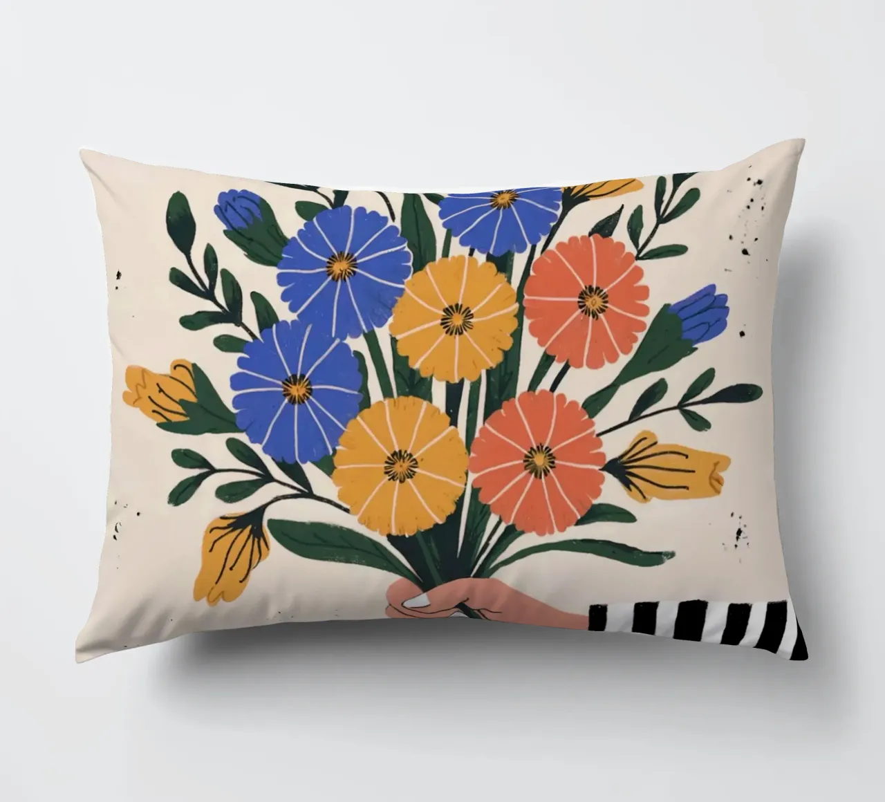 Bouquet di fiori cuscino da logic