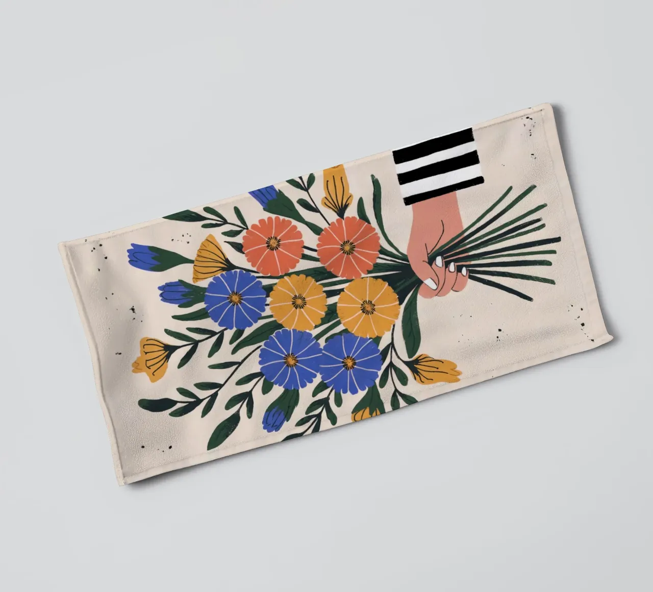 Bouquet di fiori asciugamano da bagno da logic