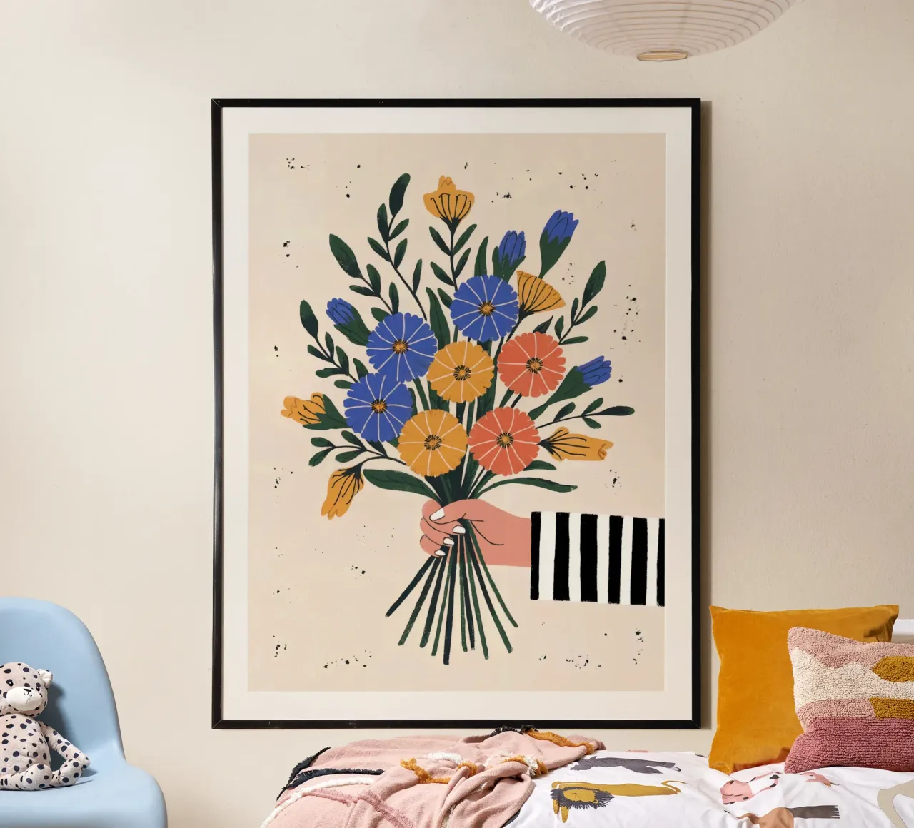 Bouquet di fiori carta hahnemühle da logic