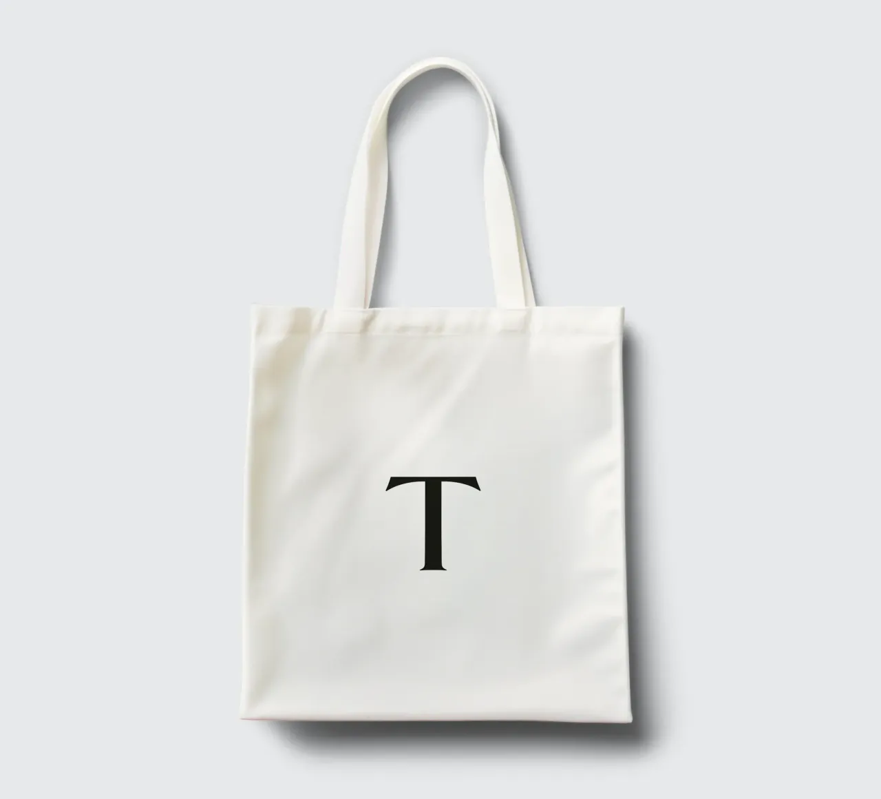 Letter T tote bag by Katja Stehle Design