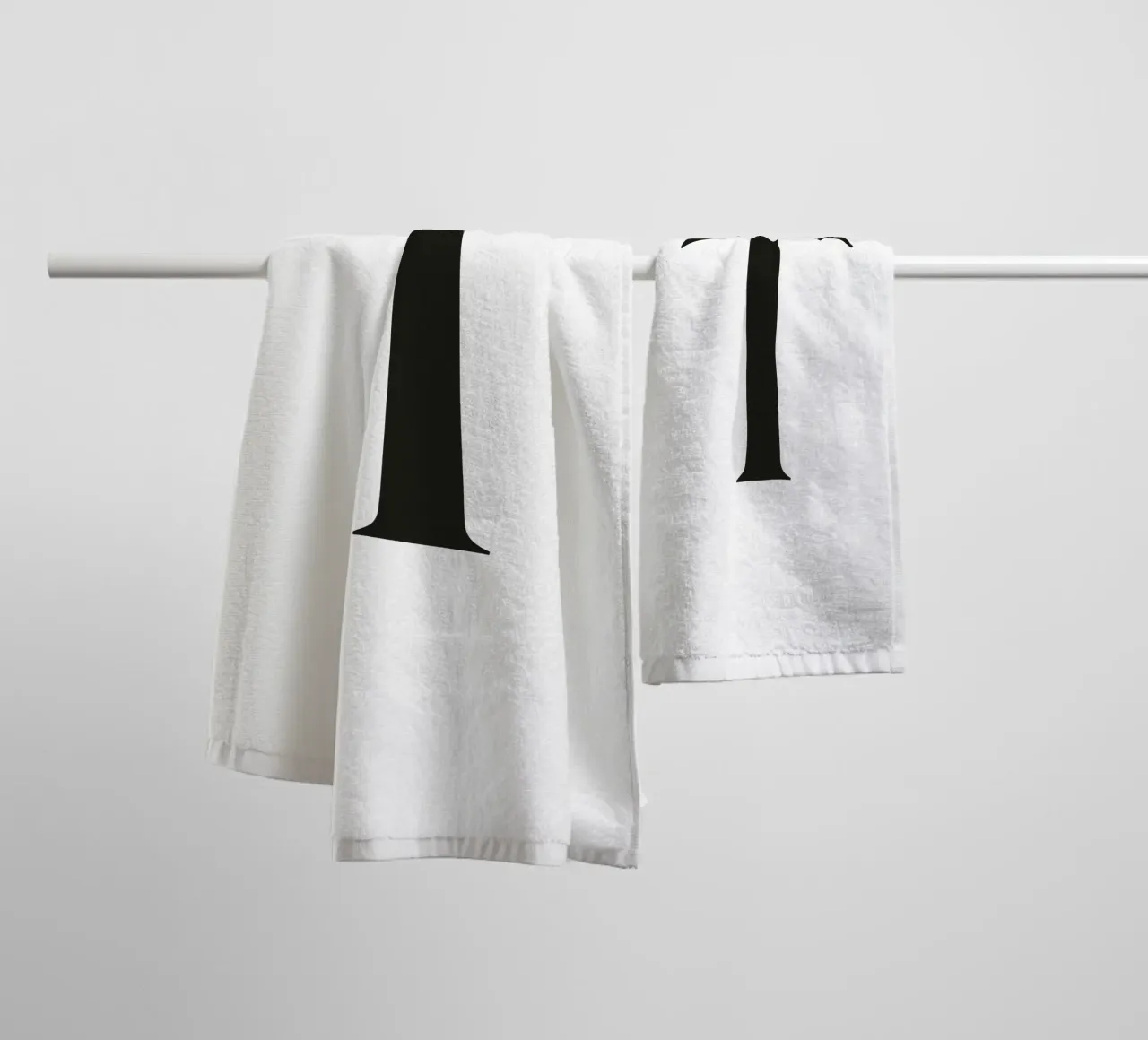 Letter T towel by Katja Stehle Design
