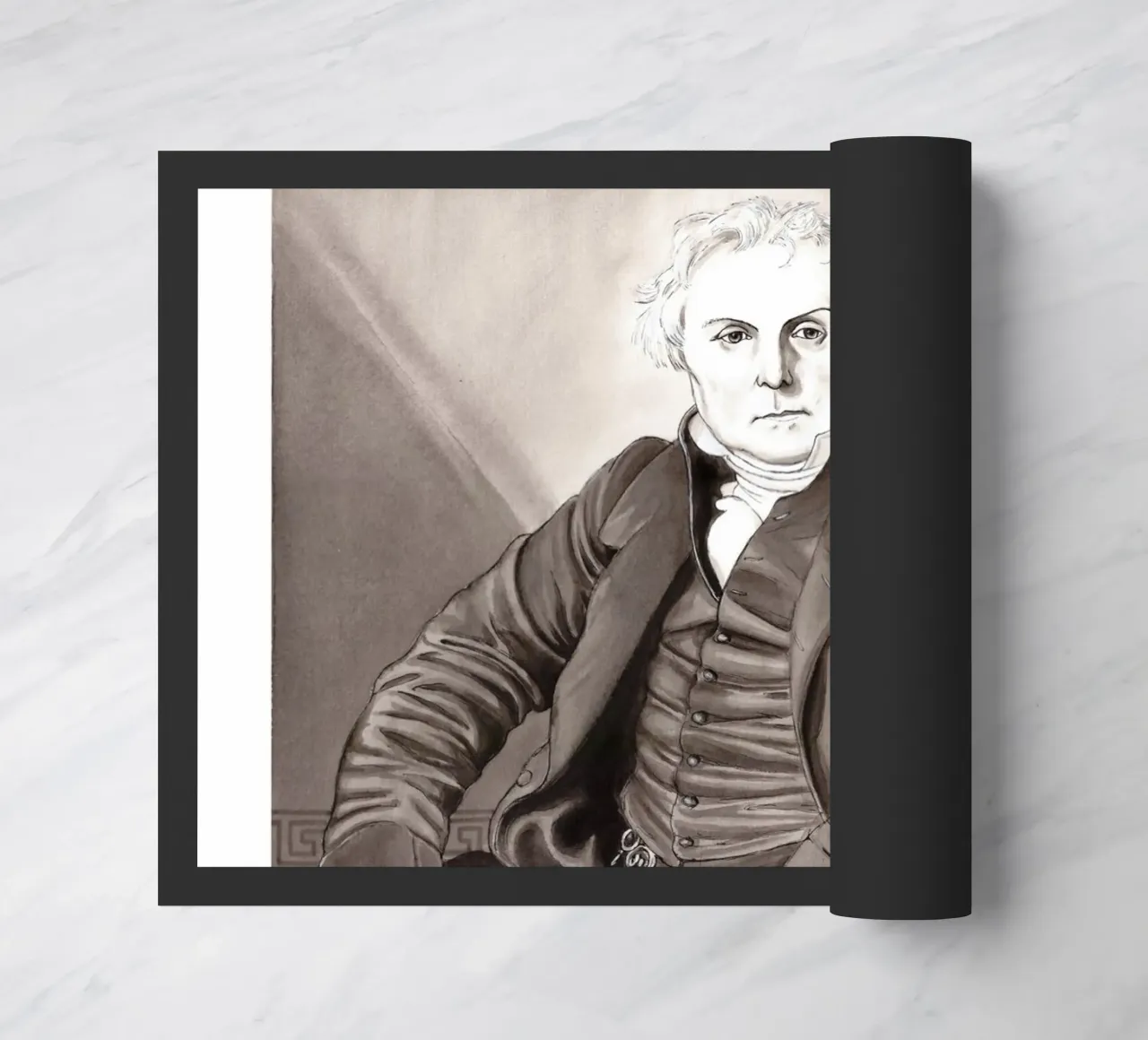 Mr Bertin d'après J.A.D. INGRES zerbino da Humphrey VIDAL