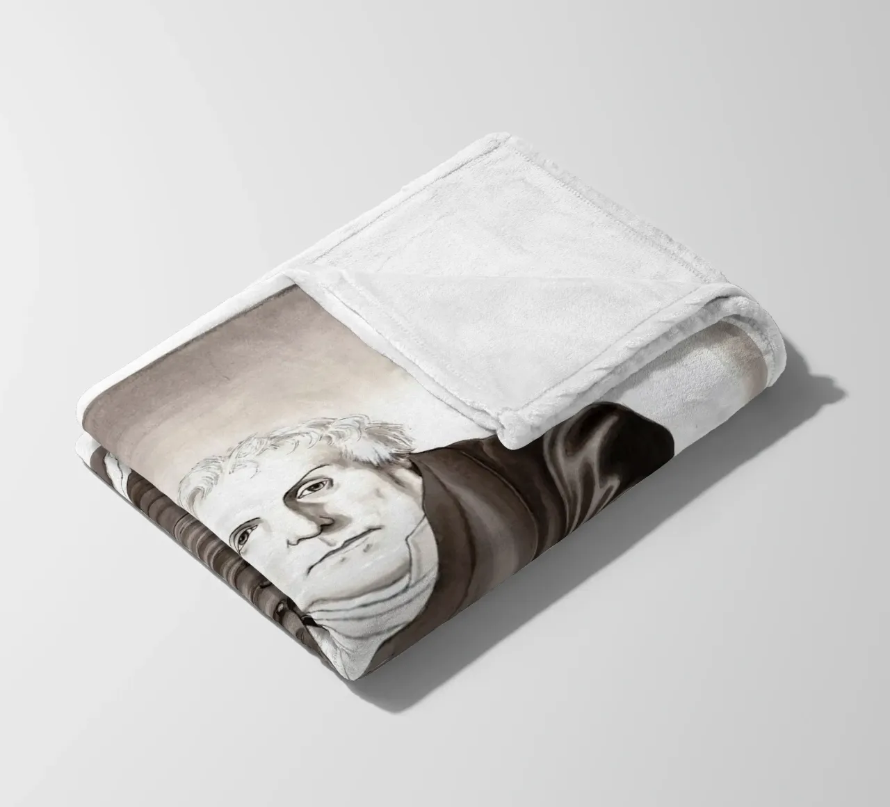Mr Bertin d'après J.A.D. INGRES coperta in pile da Humphrey VIDAL