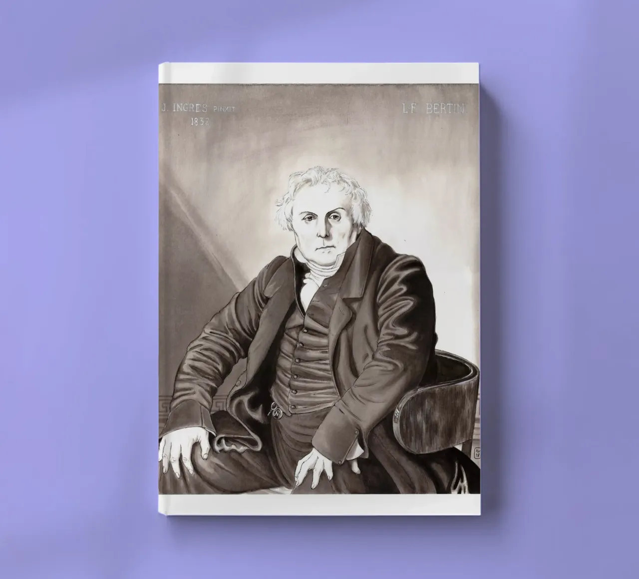 Mr Bertin d'après J.A.D. INGRES diario da Humphrey VIDAL