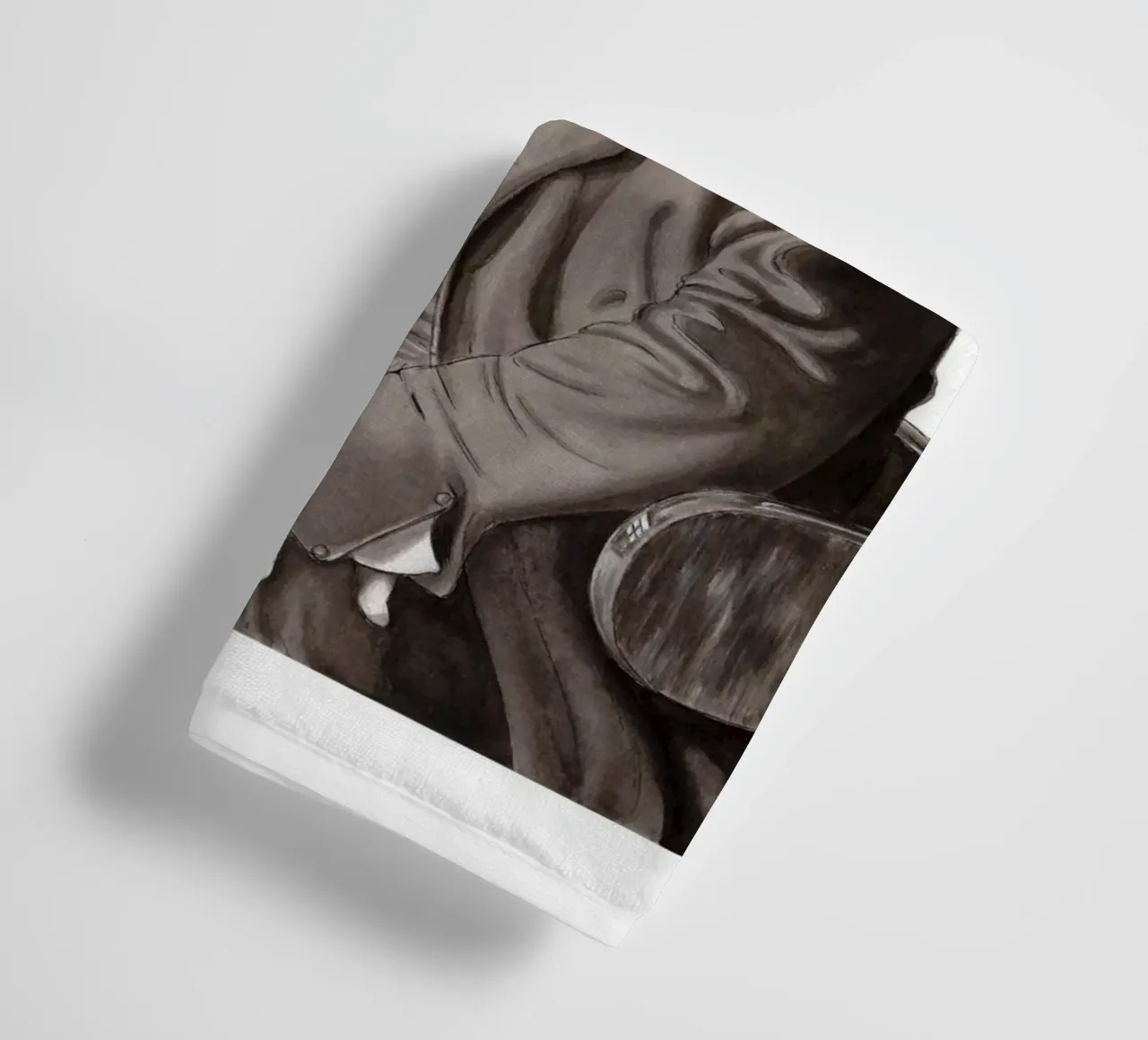 Mr Bertin d'après J.A.D. INGRES asciugamano da bagno da Humphrey VIDAL