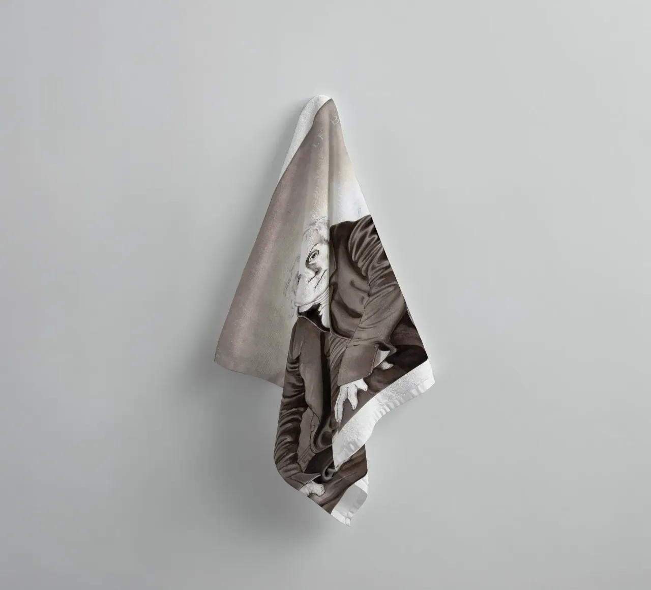 Mr Bertin d'après J.A.D. INGRES asciugamano da bagno da Humphrey VIDAL