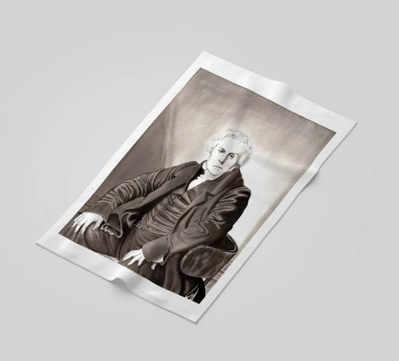 Mr Bertin d'après J.A.D. INGRES telo mare da Humphrey VIDAL