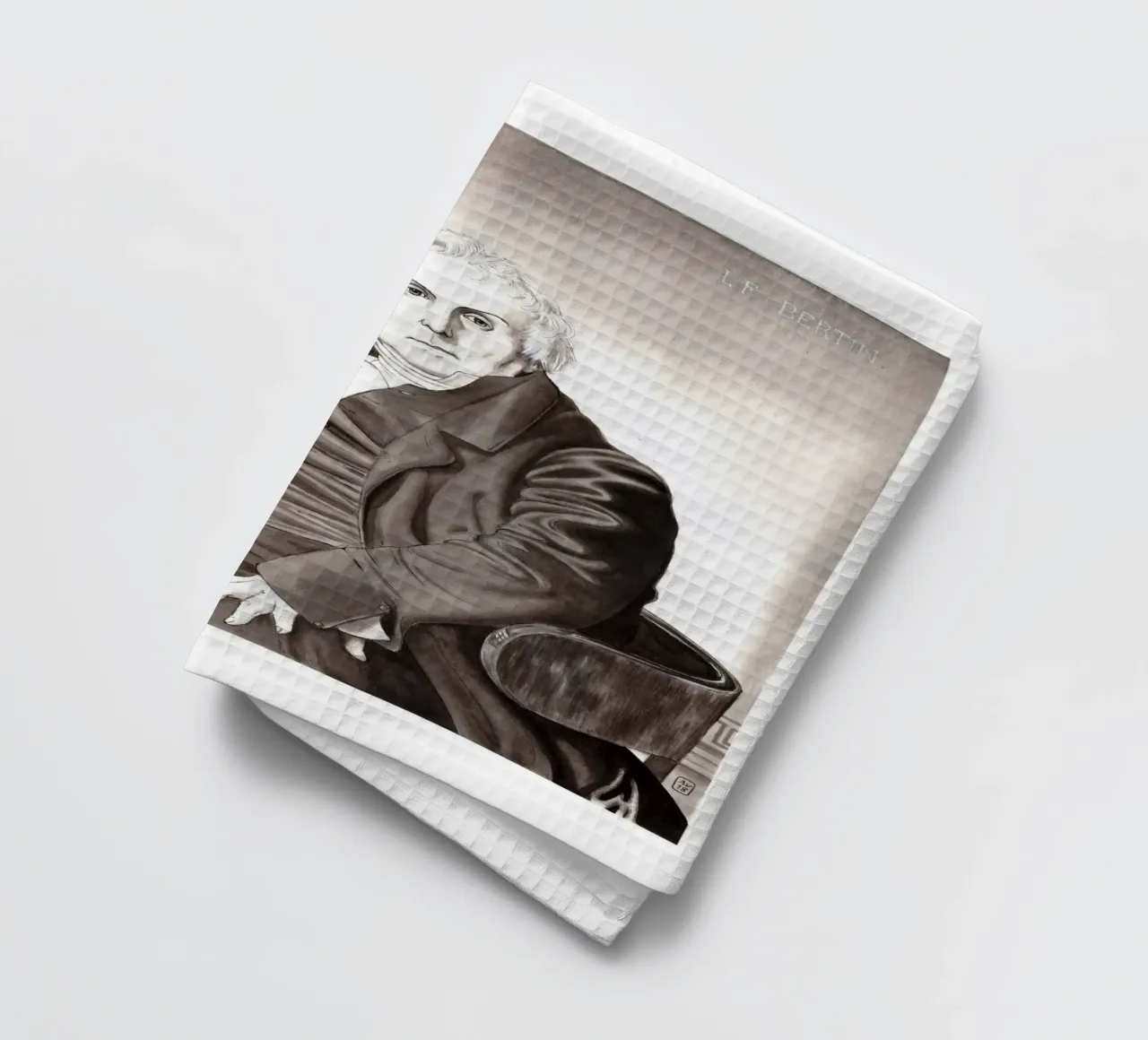 Mr Bertin d'après J.A.D. INGRES canovaccio da cucina da Humphrey VIDAL