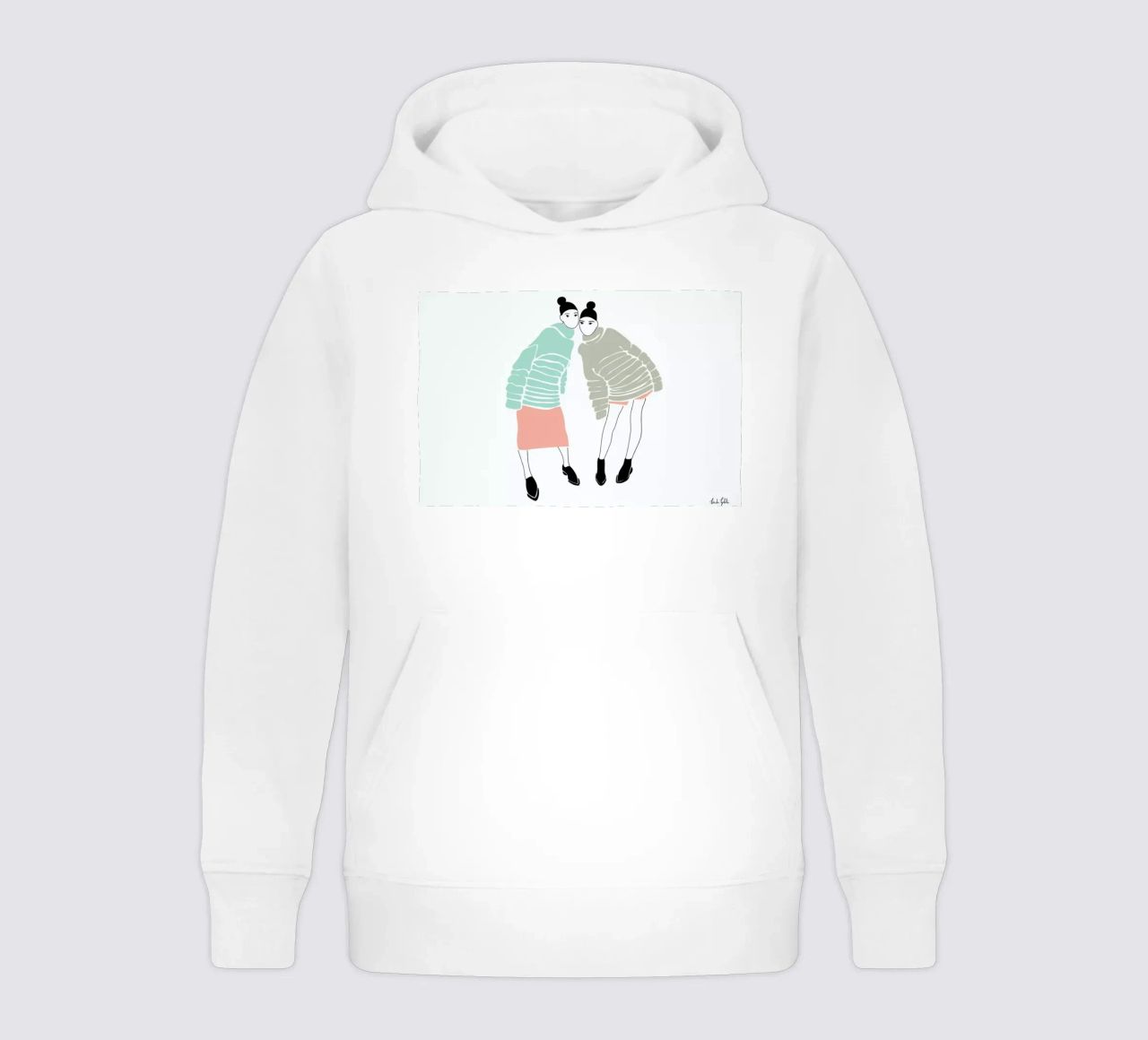 Besties sudadera con capucha para niño de Linda Gobeta
