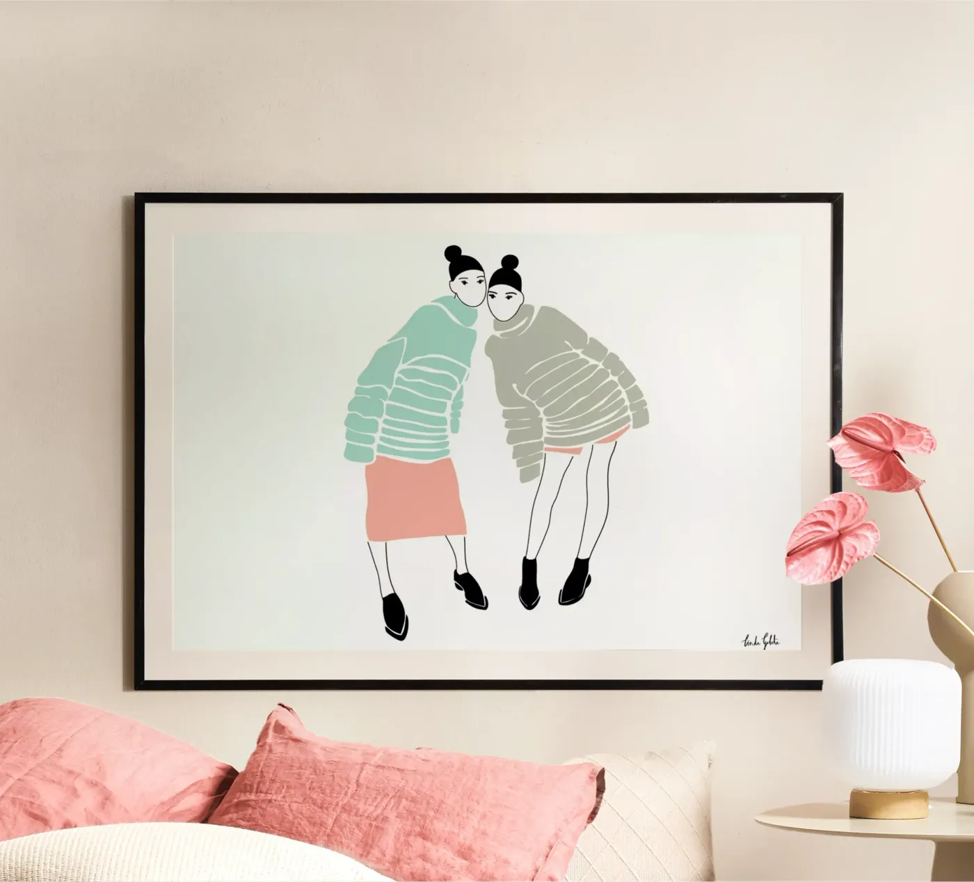 Besties poster da Linda Gobeta