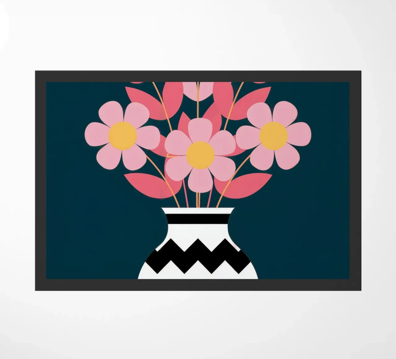 Fiori in vaso zerbino da logic