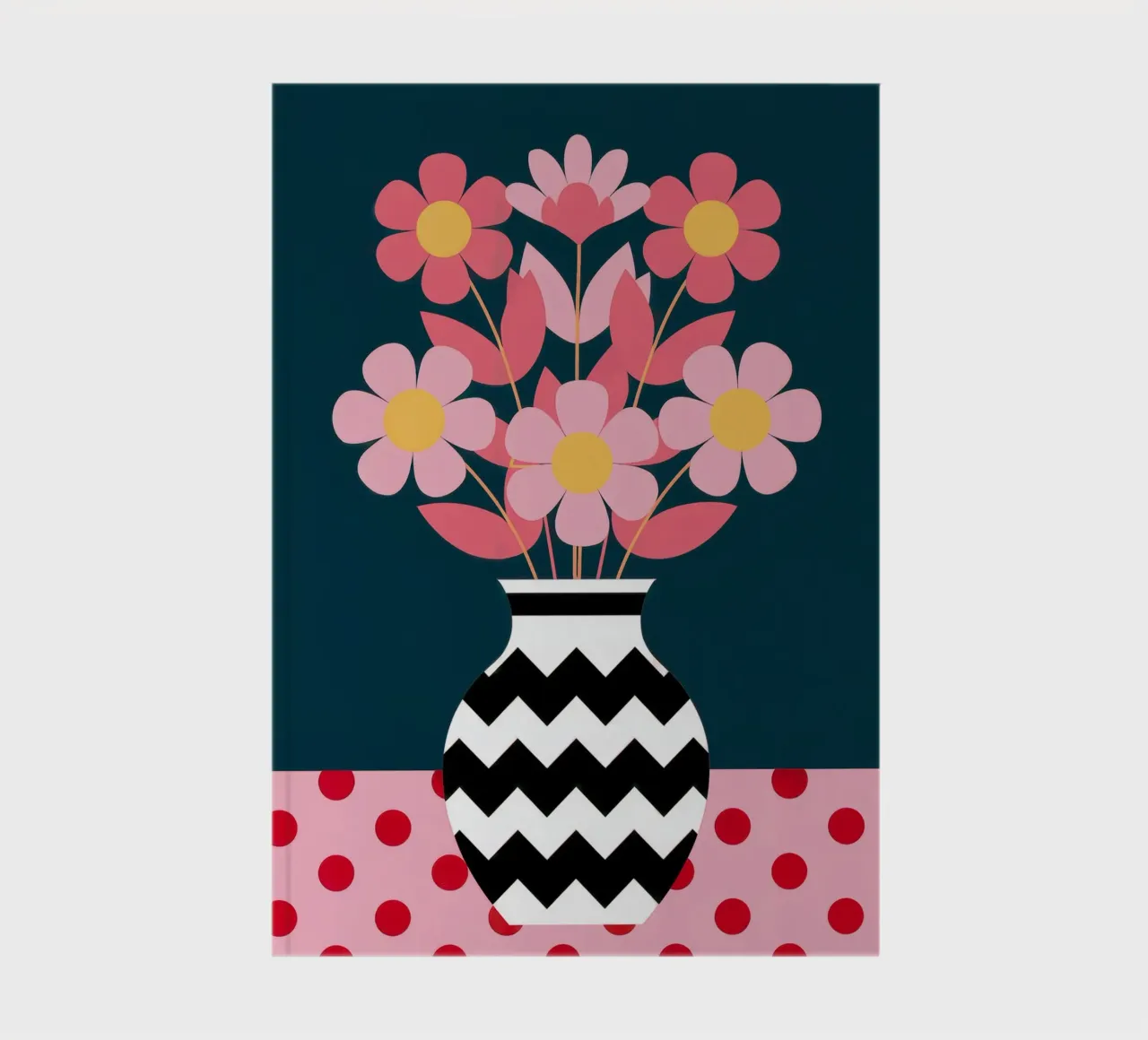 Flowers In A Vase notebook by logic