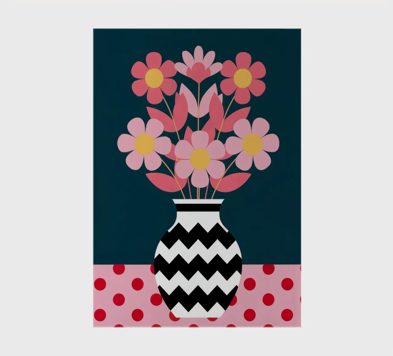 Flowers In A Vase notebook by logic