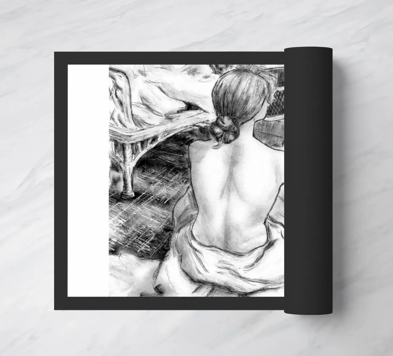 Dos, d'après Toulouse Lautrec zerbino da Humphrey VIDAL