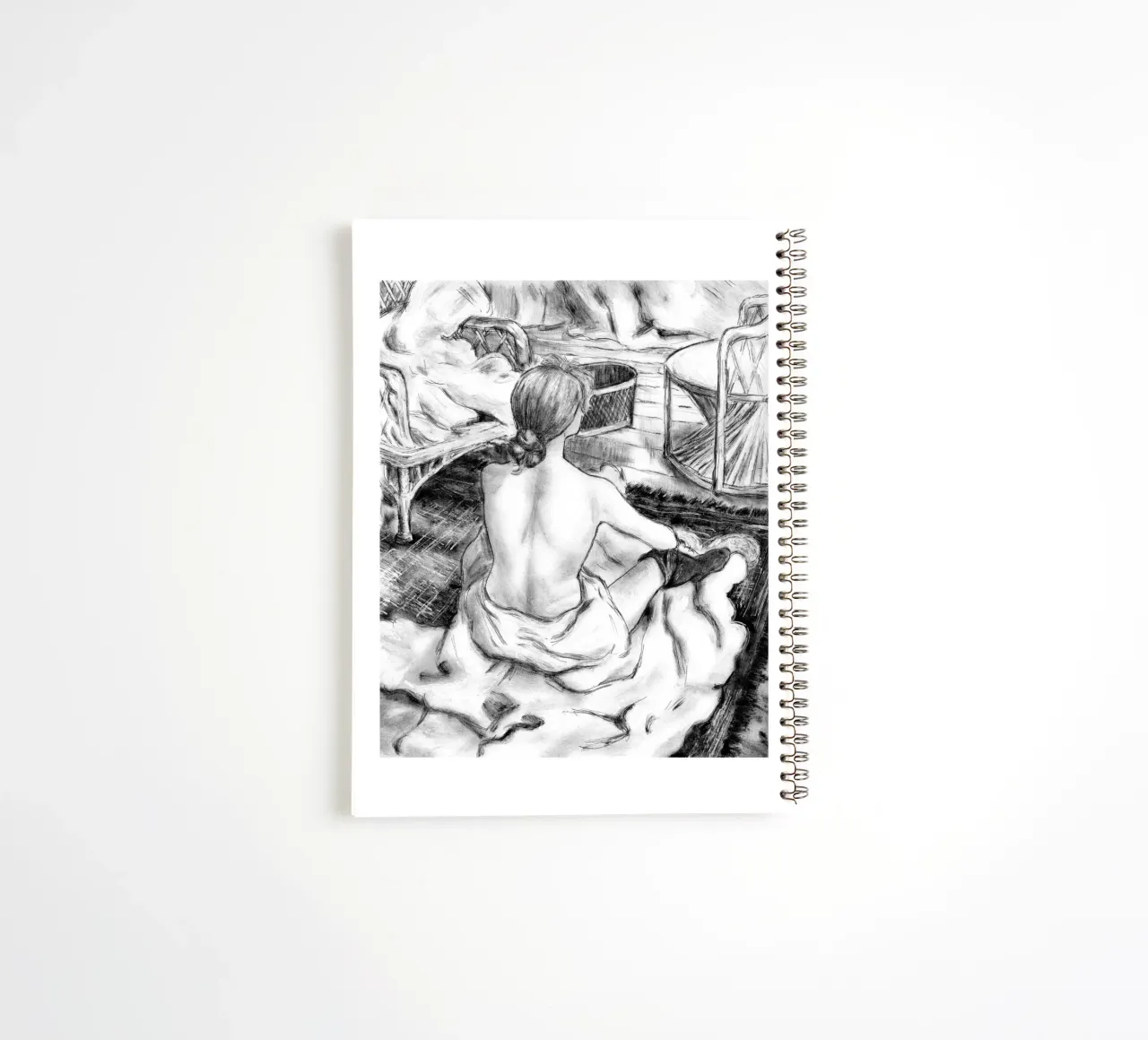 Dos, d'après Toulouse Lautrec spiral notebook by Humphrey VIDAL