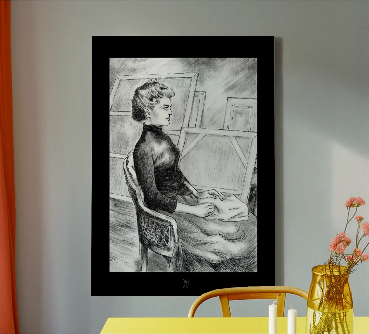 D'après Lautrec tela con Cornice a cassetta da Humphrey VIDAL