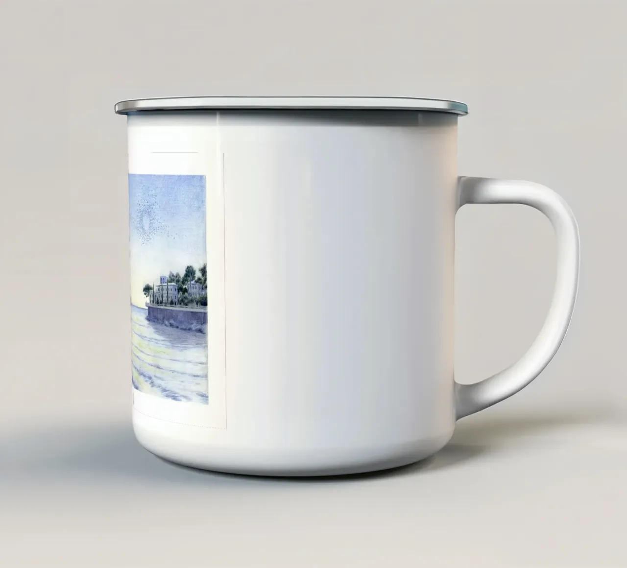 Cassis Dream tazza in smalto da Humphrey VIDAL