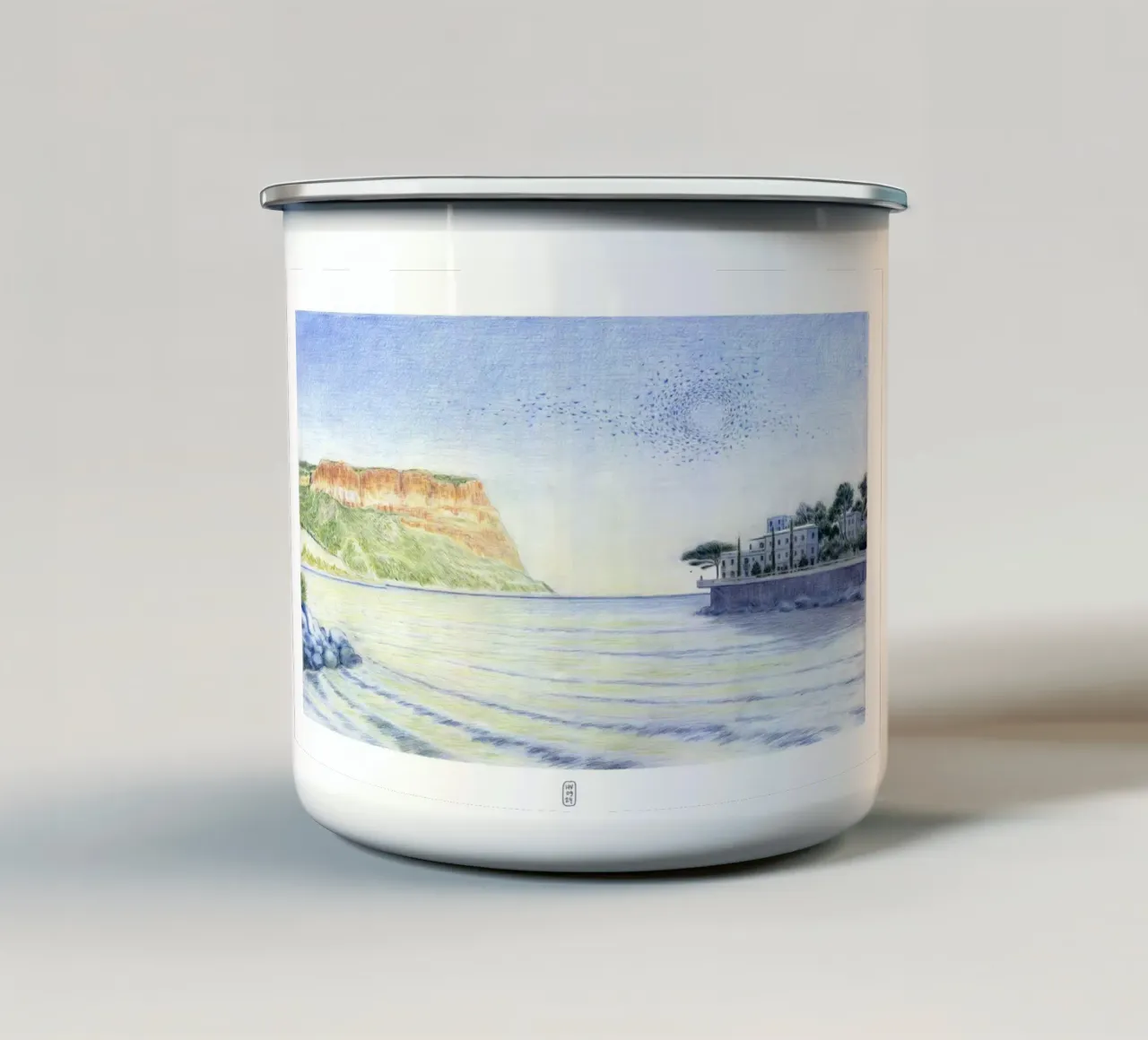 Cassis Dream tazza in smalto da Humphrey VIDAL