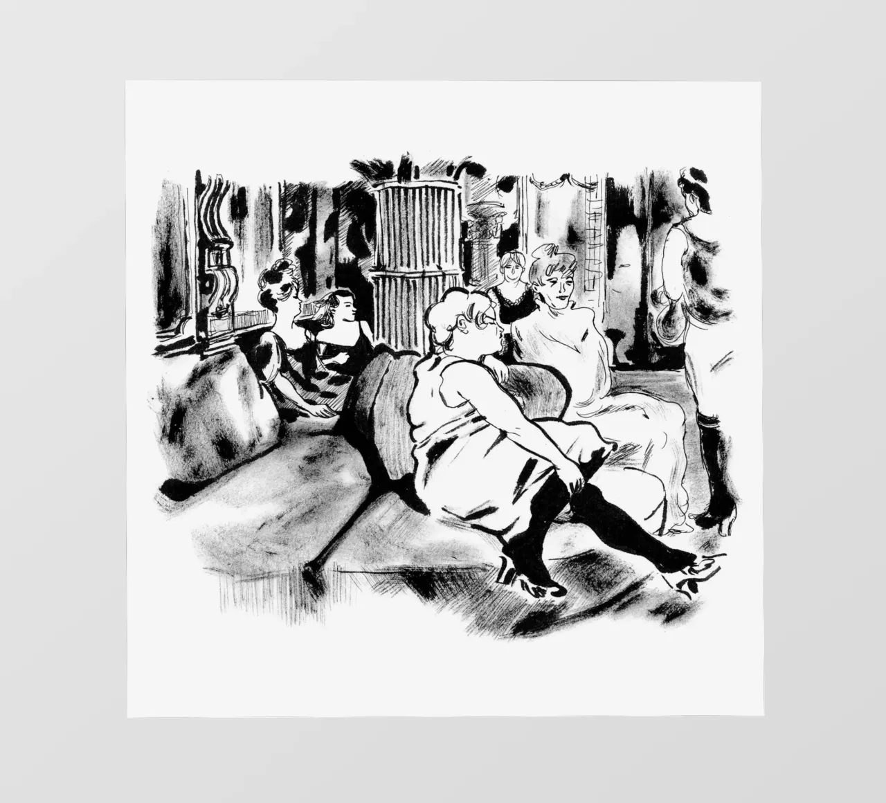 D'après Lautrec telo in pvc da Humphrey VIDAL