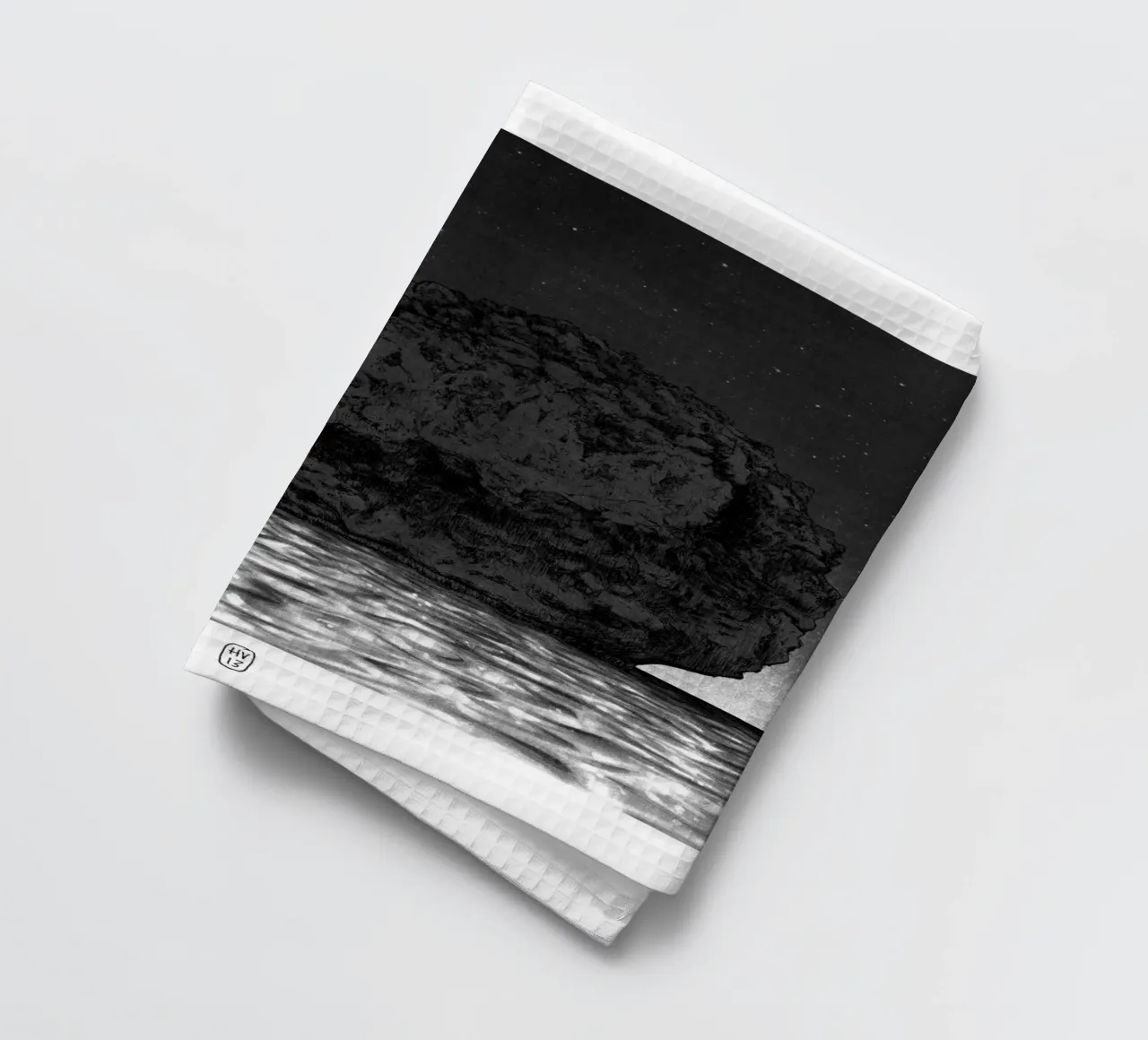Rock island tea towel by Humphrey VIDAL