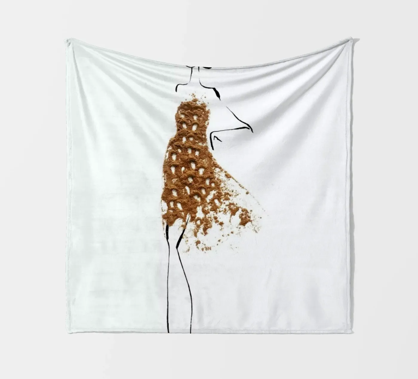 Cinnamon Fleecedecke von Gretchen Roehrs