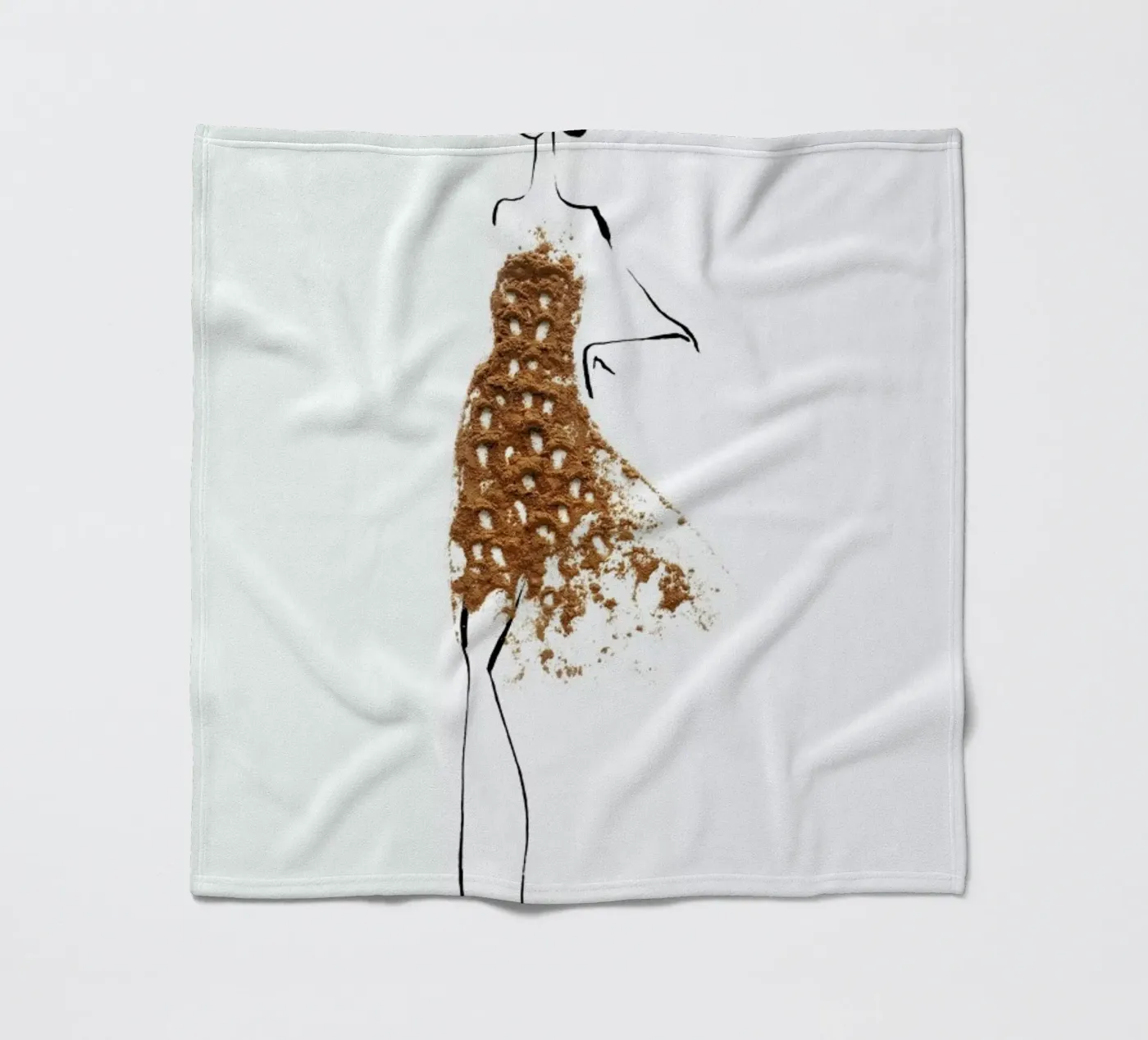 Cinnamon Fleecedecke von Gretchen Roehrs