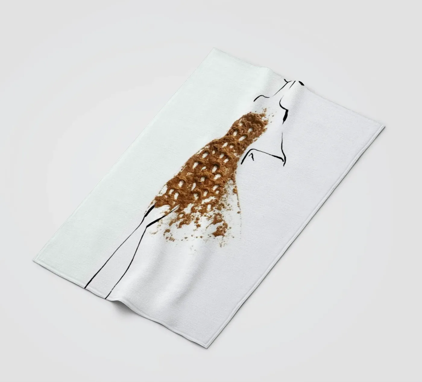 Cinnamon Fleecedecke von Gretchen Roehrs
