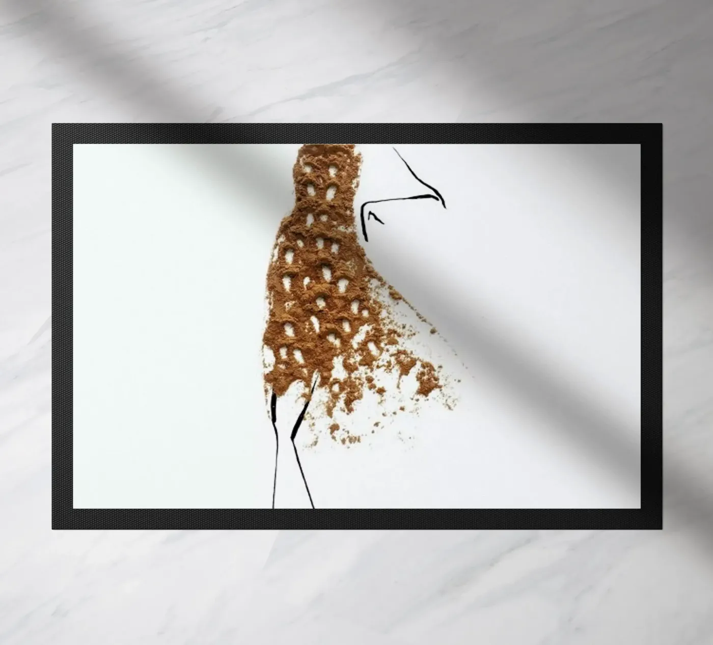 Cinnamon deurmat van Gretchen Roehrs