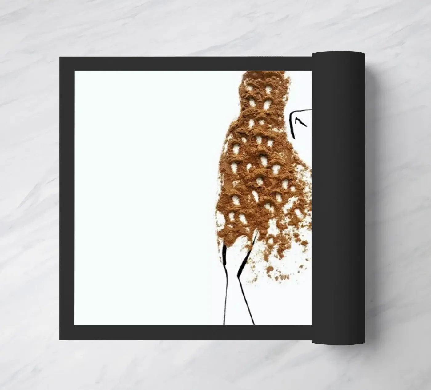 Cinnamon deurmat van Gretchen Roehrs