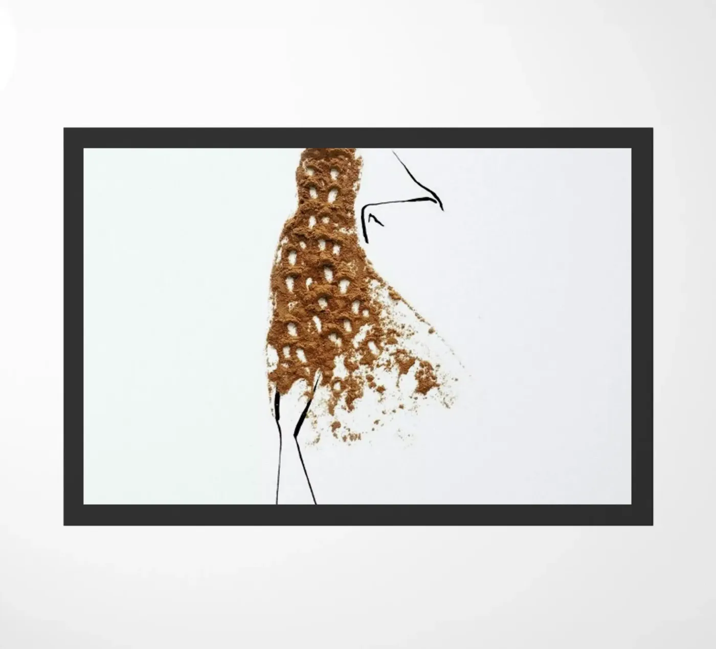 Cinnamon deurmat van Gretchen Roehrs