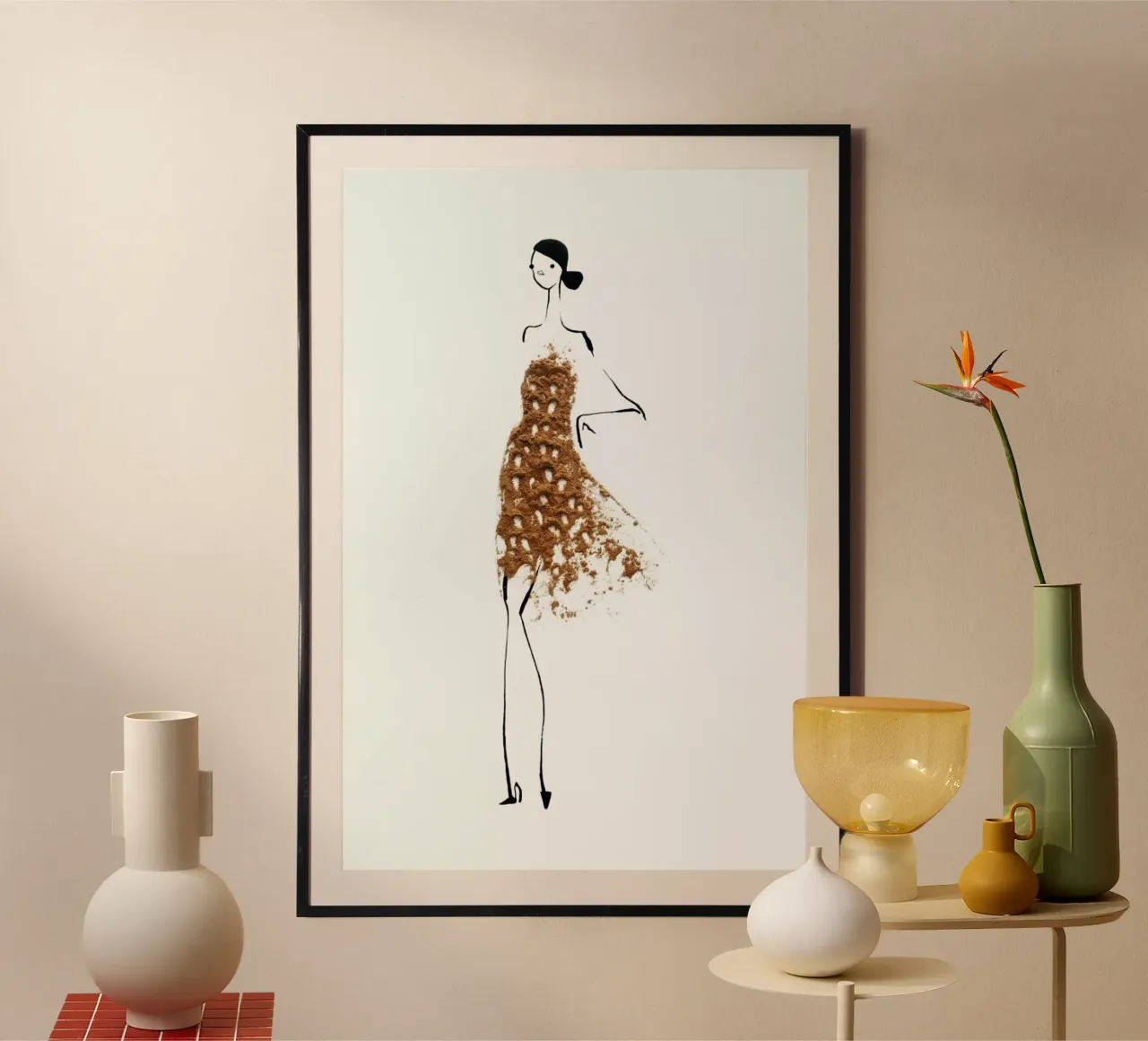 Cinnamon poster con telaio in alluminio da Gretchen Roehrs