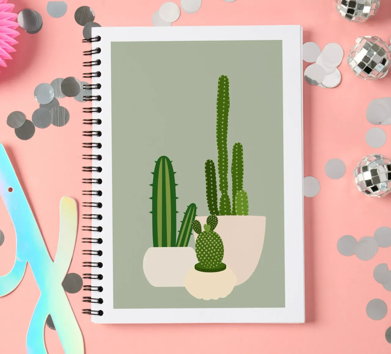 Douceur végétale spiral notebook by Idées & Création