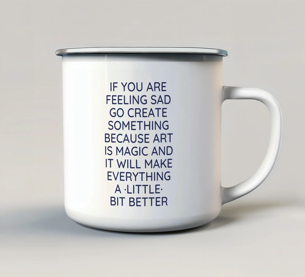 Create Some Art tazza in smalto da Magnific