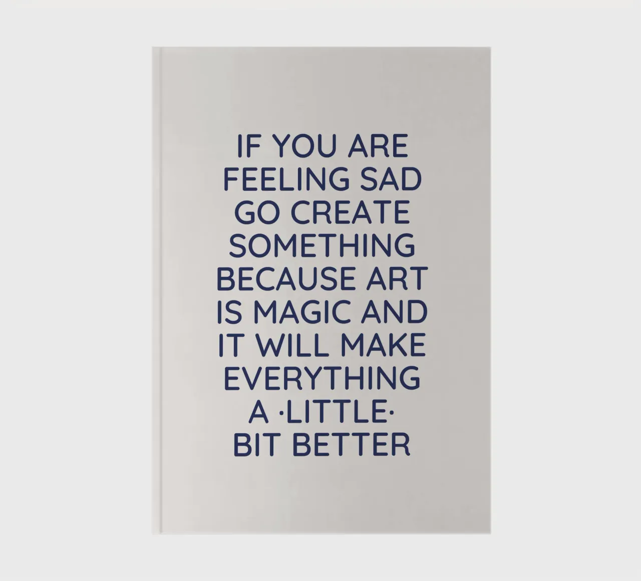 Create Some Art notebook by Magnific