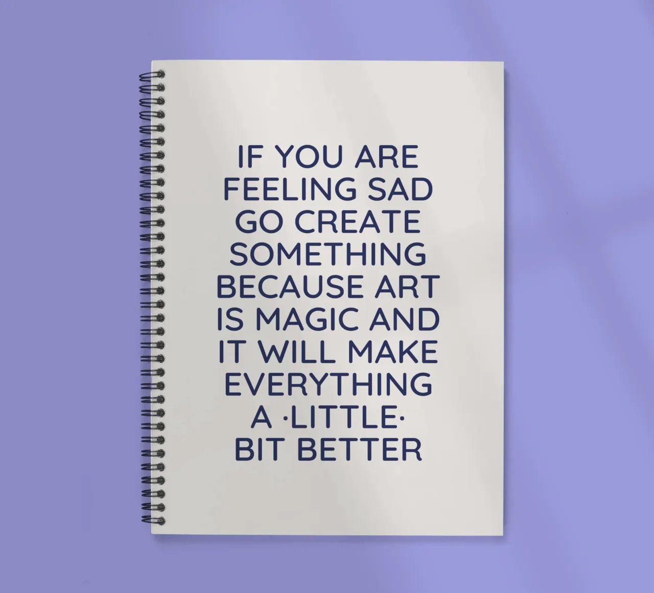 Create Some Art diario ad anelli da Magnific