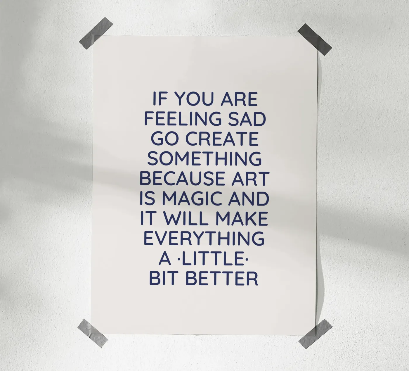 Create Some Art poster van Magnific