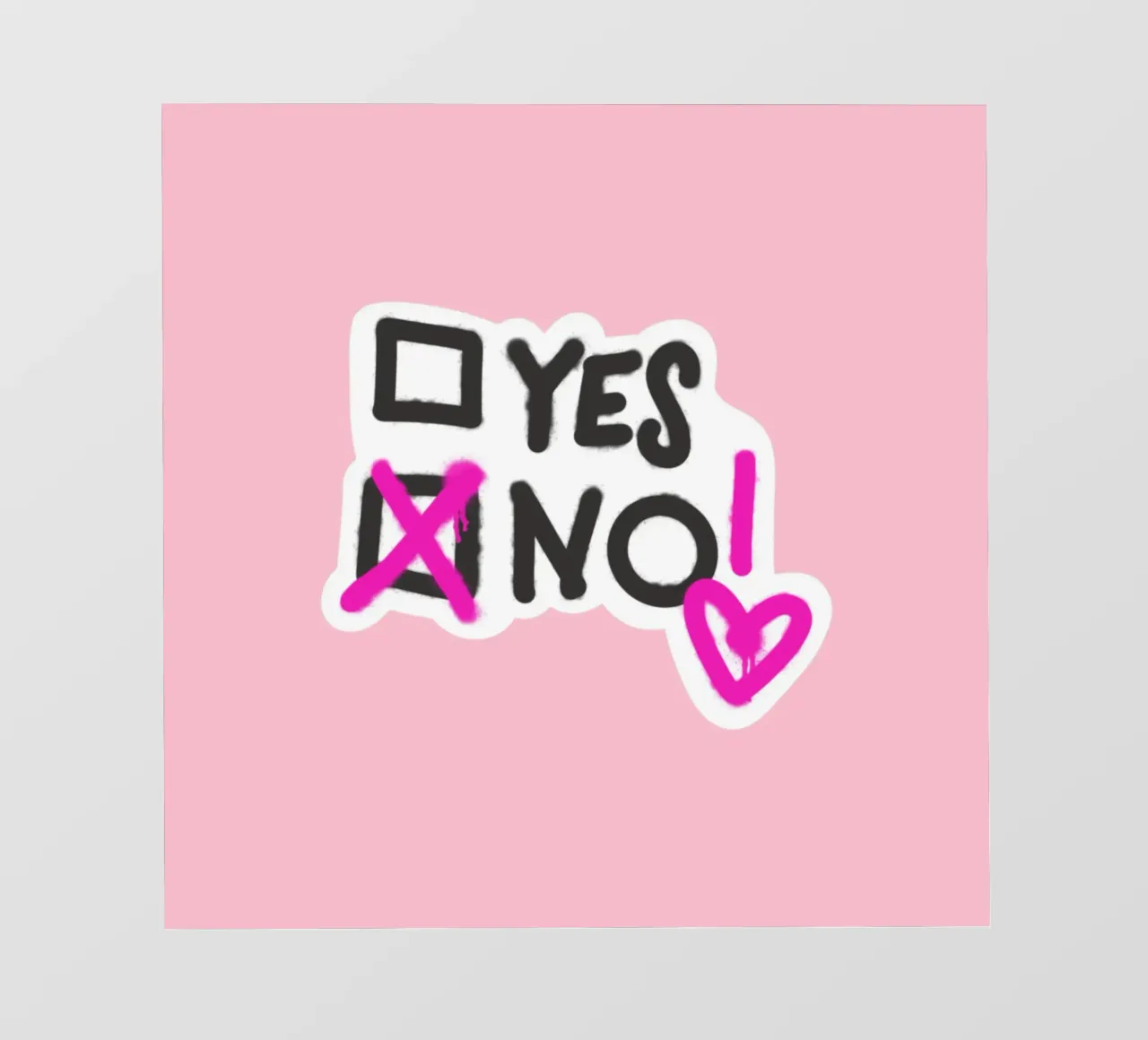 SAY NO! pellicola backlit da LAUSEMIA DESIGN STUDIO