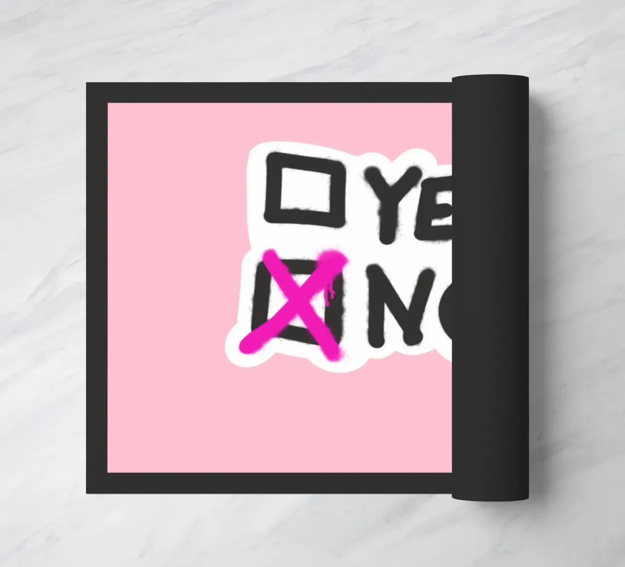 SAY NO! zerbino da LAUSEMIA DESIGN STUDIO