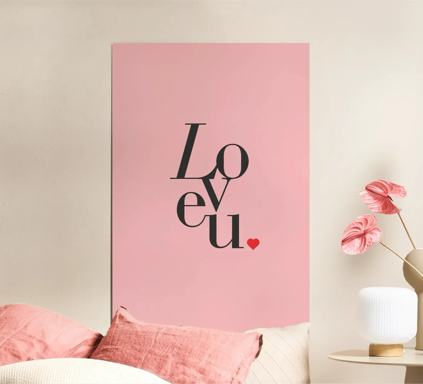 Love U poster by KHouse Studio